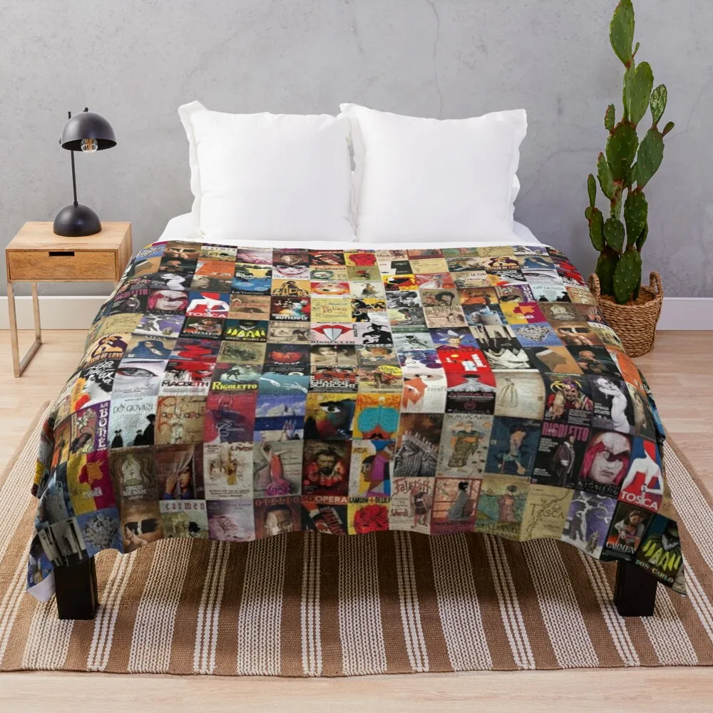 

Opera Throw Blanket Summer Bedding Blankets Blankets For Sofas Custom Blanket