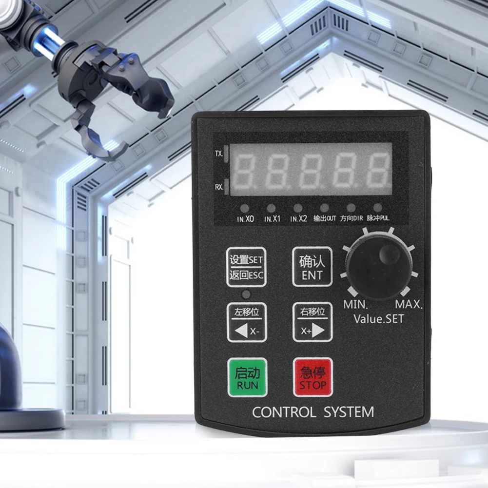 HF020 5자리 디스플레이 리미트 통신 모션 제어 보드 DC 12V-24V 서보 프리셋 제어 모듈 패널 시스템 키트(CNC용)