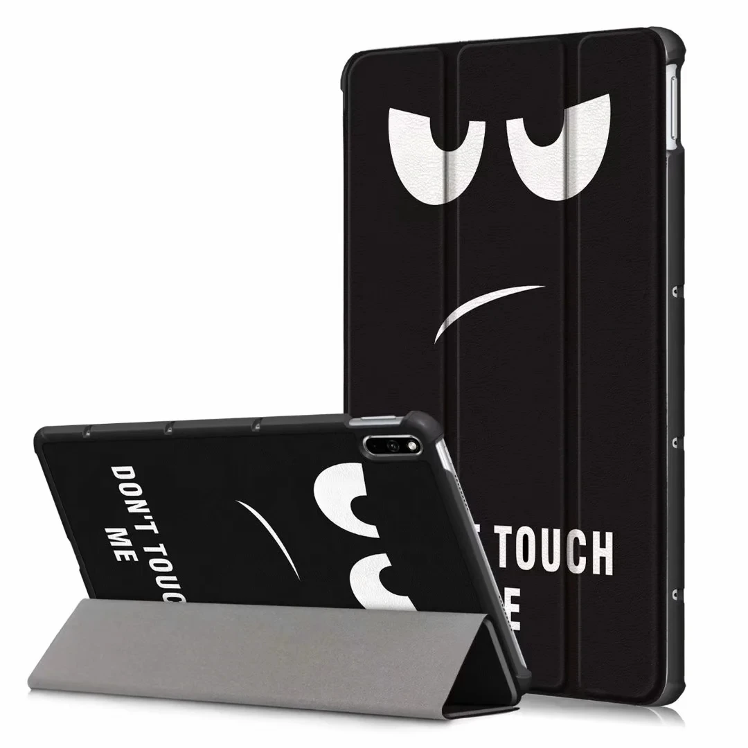 Slim PU Leather Tablet Case Cover with Screen Protector and Stylus Pen