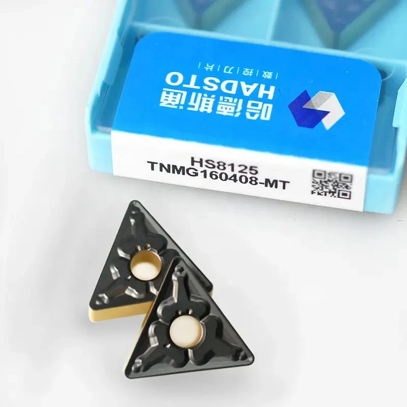 

10 шт., фрезы для токарной обработки, HS8125 TNMG160404/12-MT HS8115