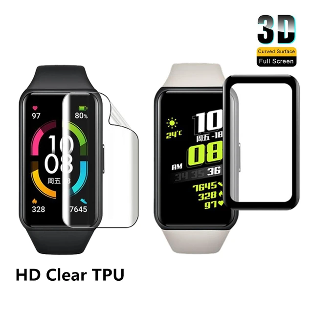 Case For Huawei Honor Band 7 Protective TPU Bumper Full Cover Screen  Protector For Huawei Honor