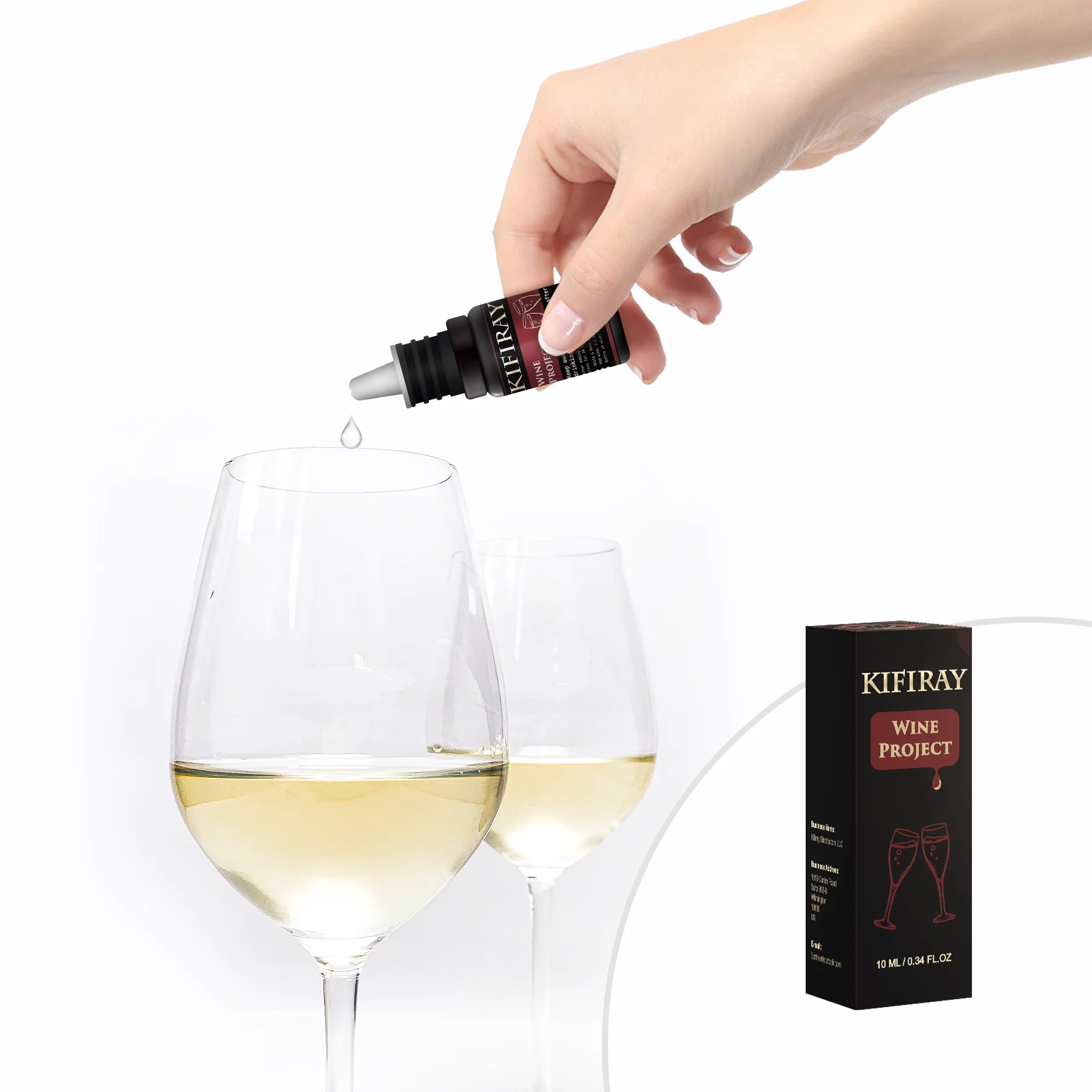 Kifireay wine drops, remove sulfites and histamines from wine, stay away from headaches and