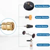 High pressure washer extension rod 1/4 inch quick plug accessory gun stainless steel extension rod spray gun 4000PSI 4
