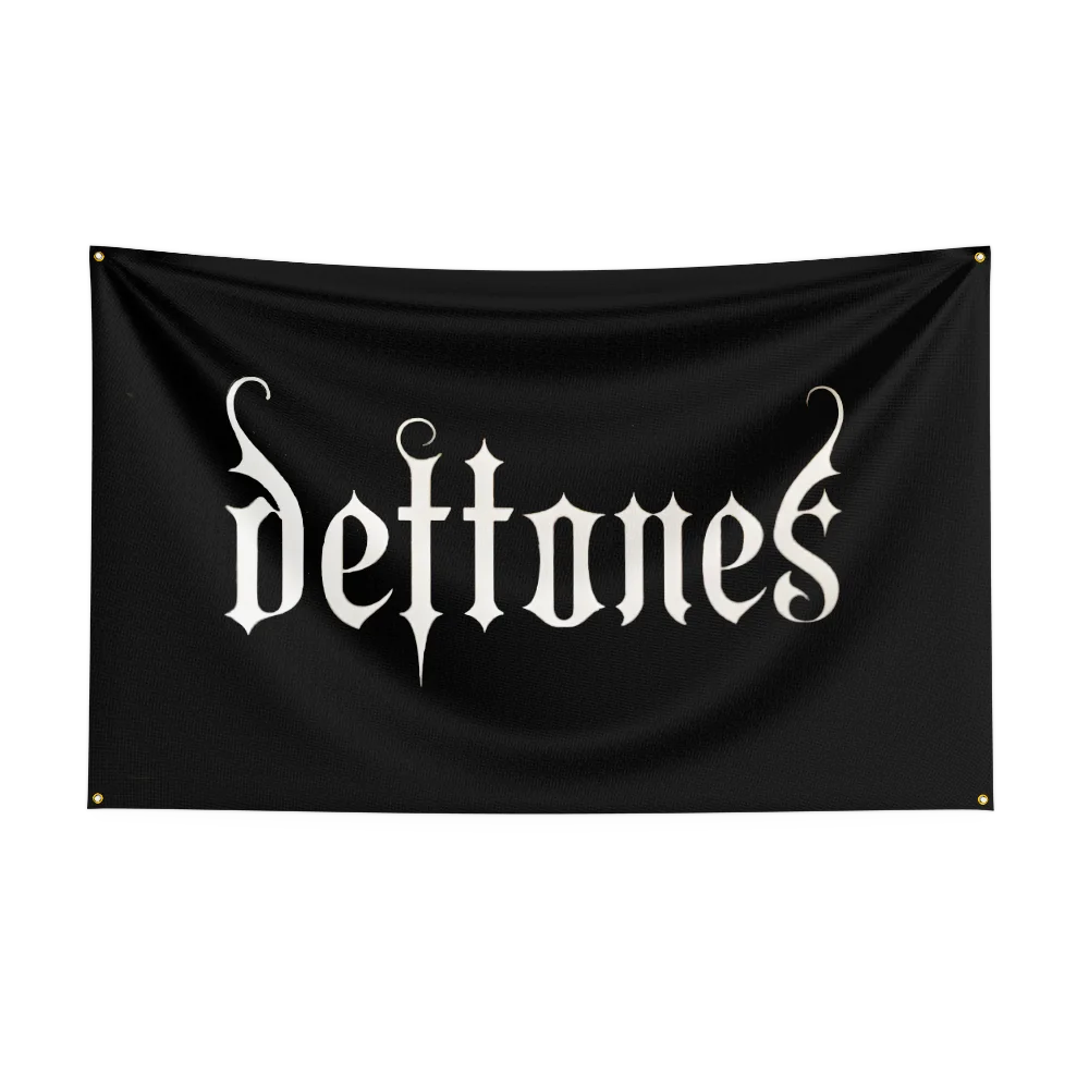 Deftones Band Polyester Banner – 3x5 Ft Digital Print Wall Art with Brass Grommets