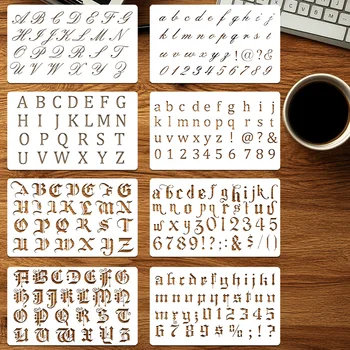 Reusable Calligraphy Stencil Set 1