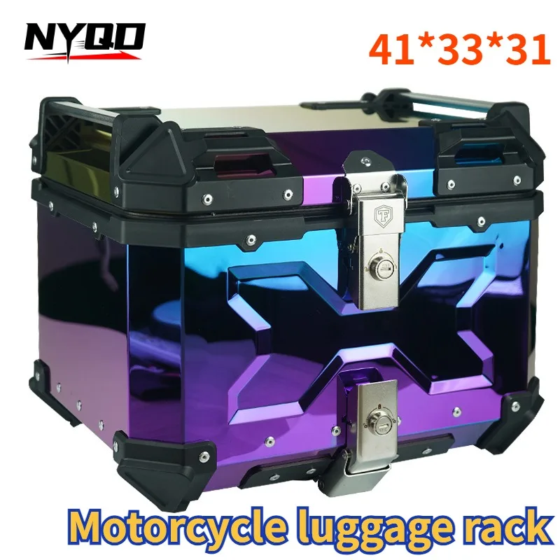 

Универсальный алюминиевый задний багажник для мотоцикла, 45 л