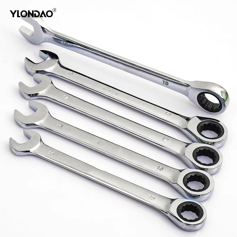 

YLONDAO Key Wrench Flexible Ratchet Wrenches Torque Universal Spanners for Car Repair Tools Metric Hand Tool