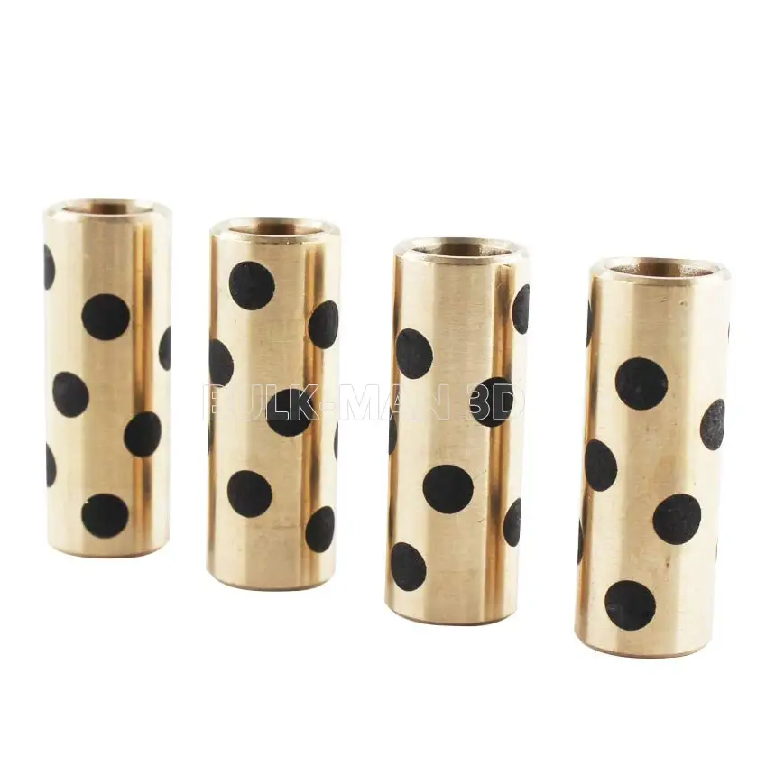 8mm Brass Self Lubricating Copper Sleeve Oil Free Bushing Brass Bushing Bearing 8x11x30mm 8x12x30mm 8x15x17mm 8x15x24mm image 4