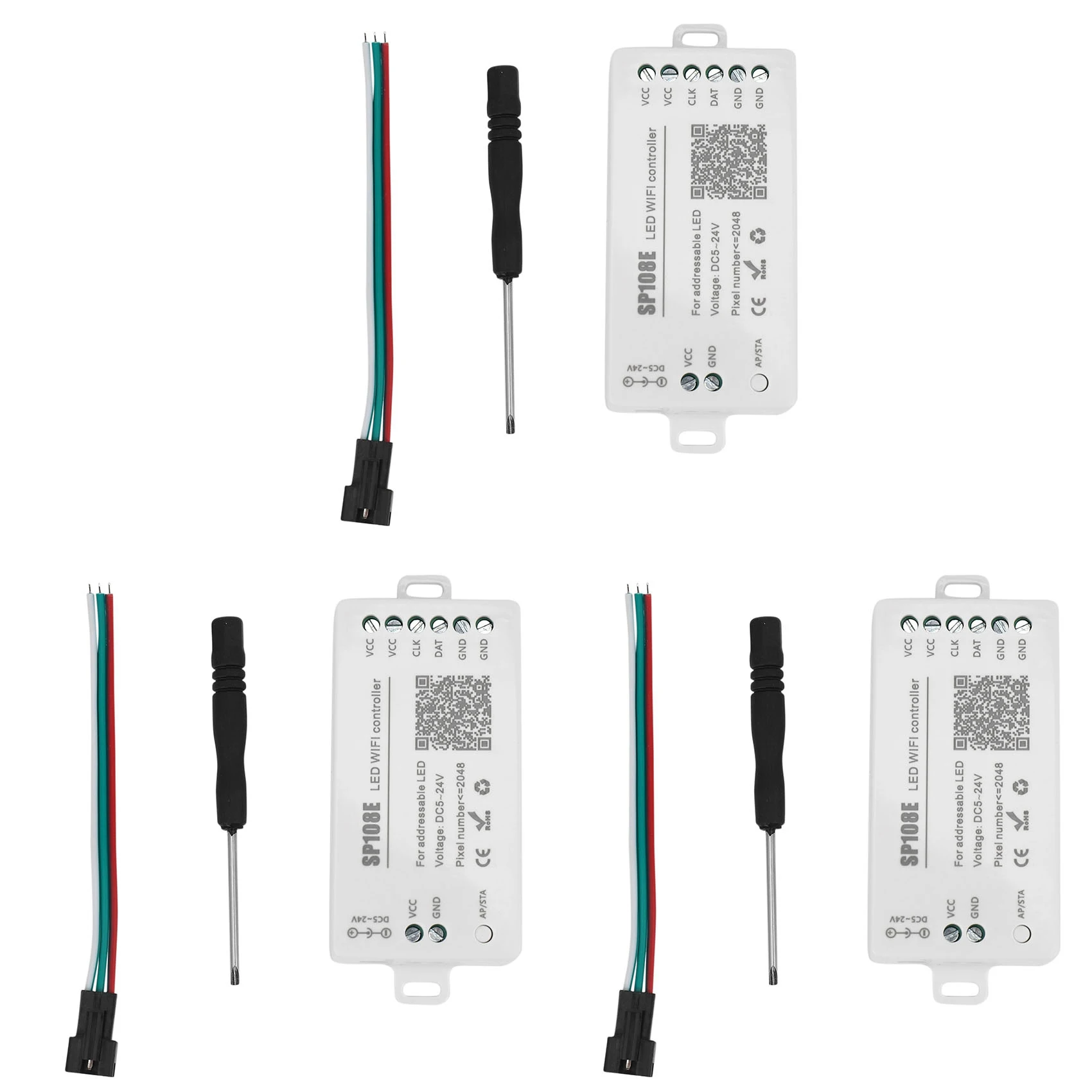 

3x SP108E телефон с Wi-Fi, волшебный контроллер WS2812B WS2813 и т. д.