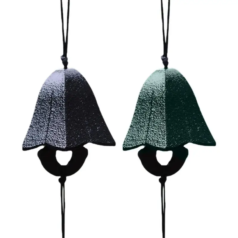 

Japanese Style Cast Iron Wind Bell Temple Bell Pendant Lucky Feng Shui Small Wind Chime Sound Clapper Courtyard Prayer Pendant