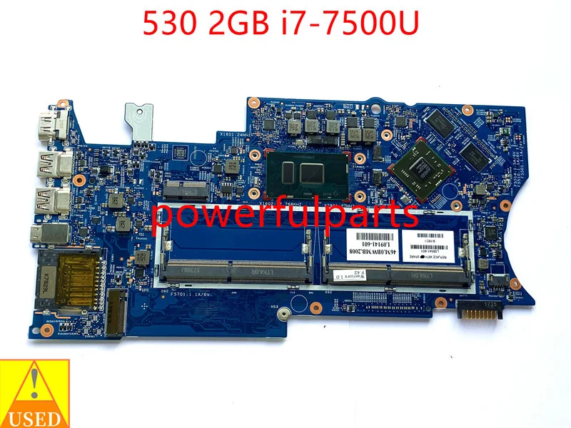 Per Hp Pavilion X360 15-Br Scheda Madre Con 530 2Gb I7-7500U L08541-601 L08541-501 L08541-001 16883-1 Usato Di Lavoro Di Buona