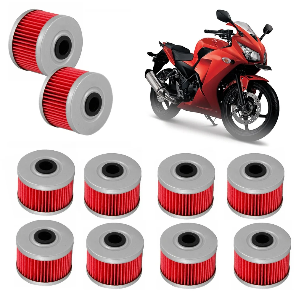 오토바이 오일 필터, 혼다 CBR300R 2015 2016 CBX 250 CRF250L CRF 250L 201 -2015 FMX650 FMX 650 2005-2007, 10 세트