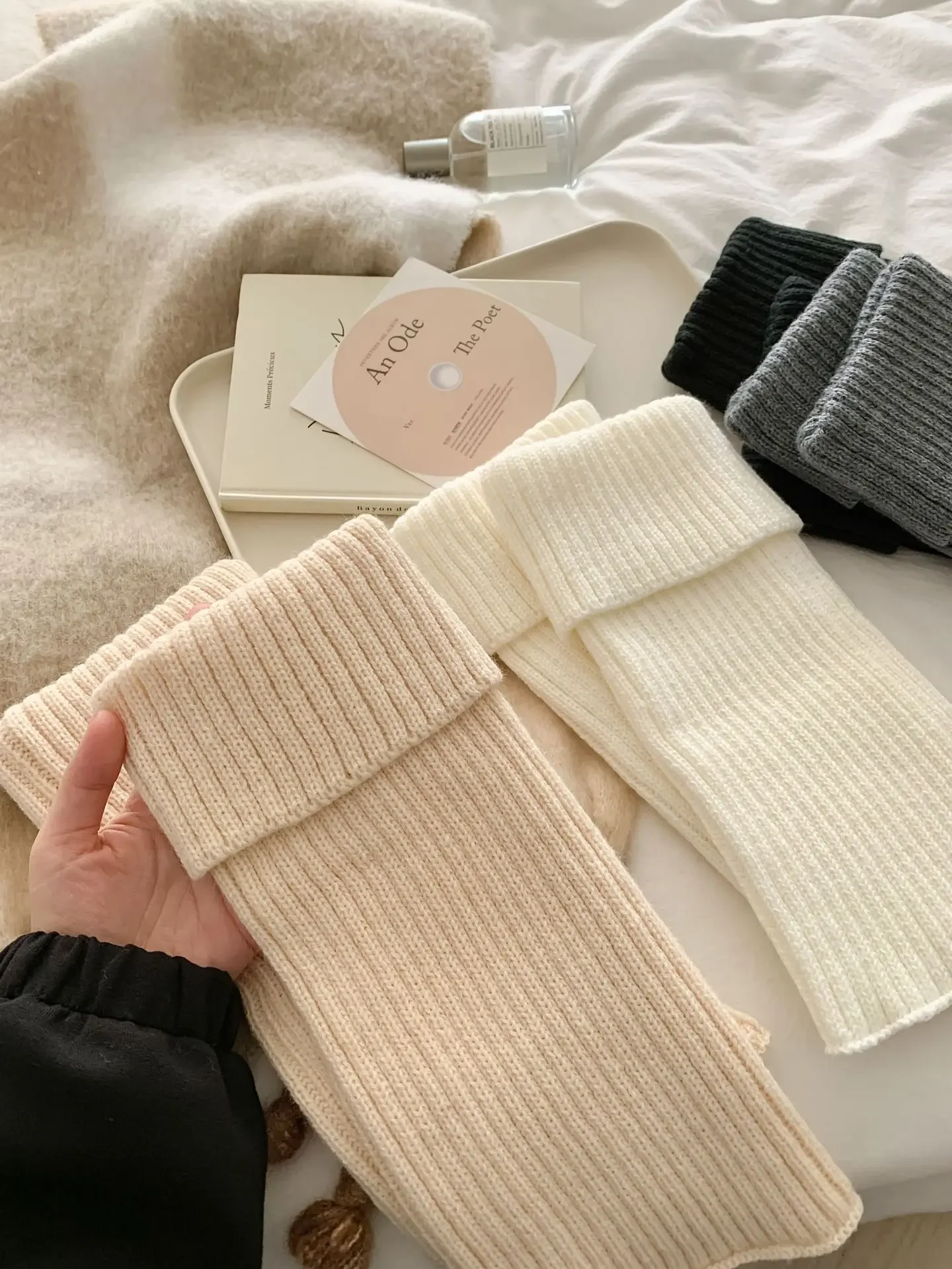Thickened Leg Warmers Long Socks Korea Style JK Uniform Bubble Socks Fashion Lolita Girl Loose Socks Women's Versatile Stockings