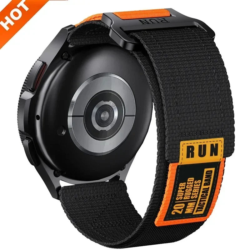 Nylon Loop Strap, 20mm/22mm, Replaceable Smartwatch Band