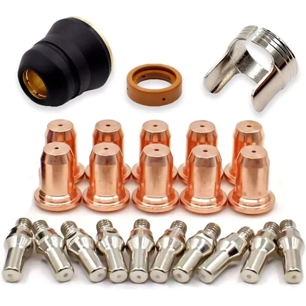 

IPT60 PT60 IPT40 PT40 стандартный набор наконечников для плазменной резки оригинальные характеристики Надежная производительность идеально подходит для IPTM 60