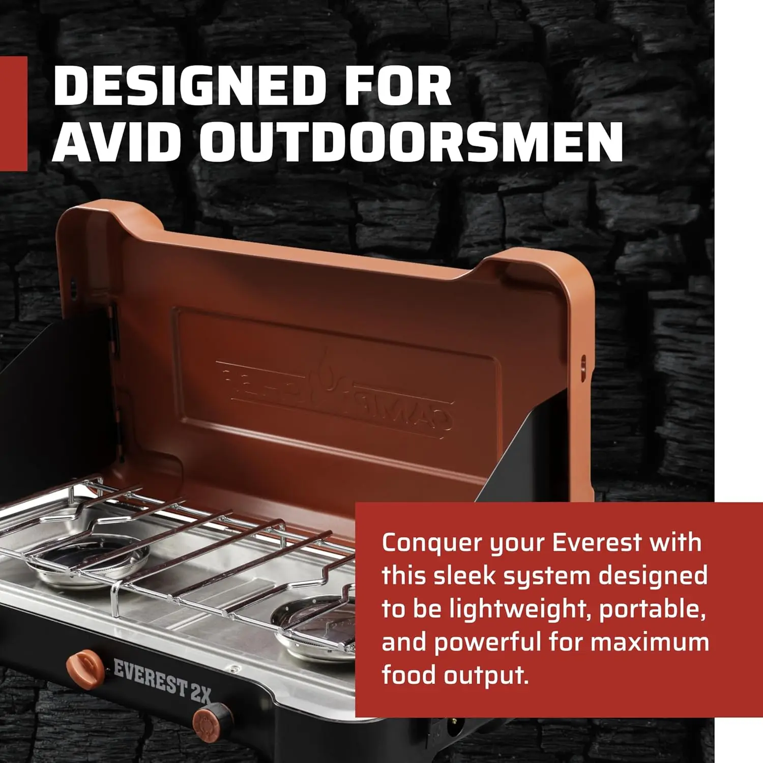 Mountain Series Everest 2X  High Output TwoBurner Camp Stove  Lid Doubles as Windscreen Portable Cooking Stove  For Outdoo 2