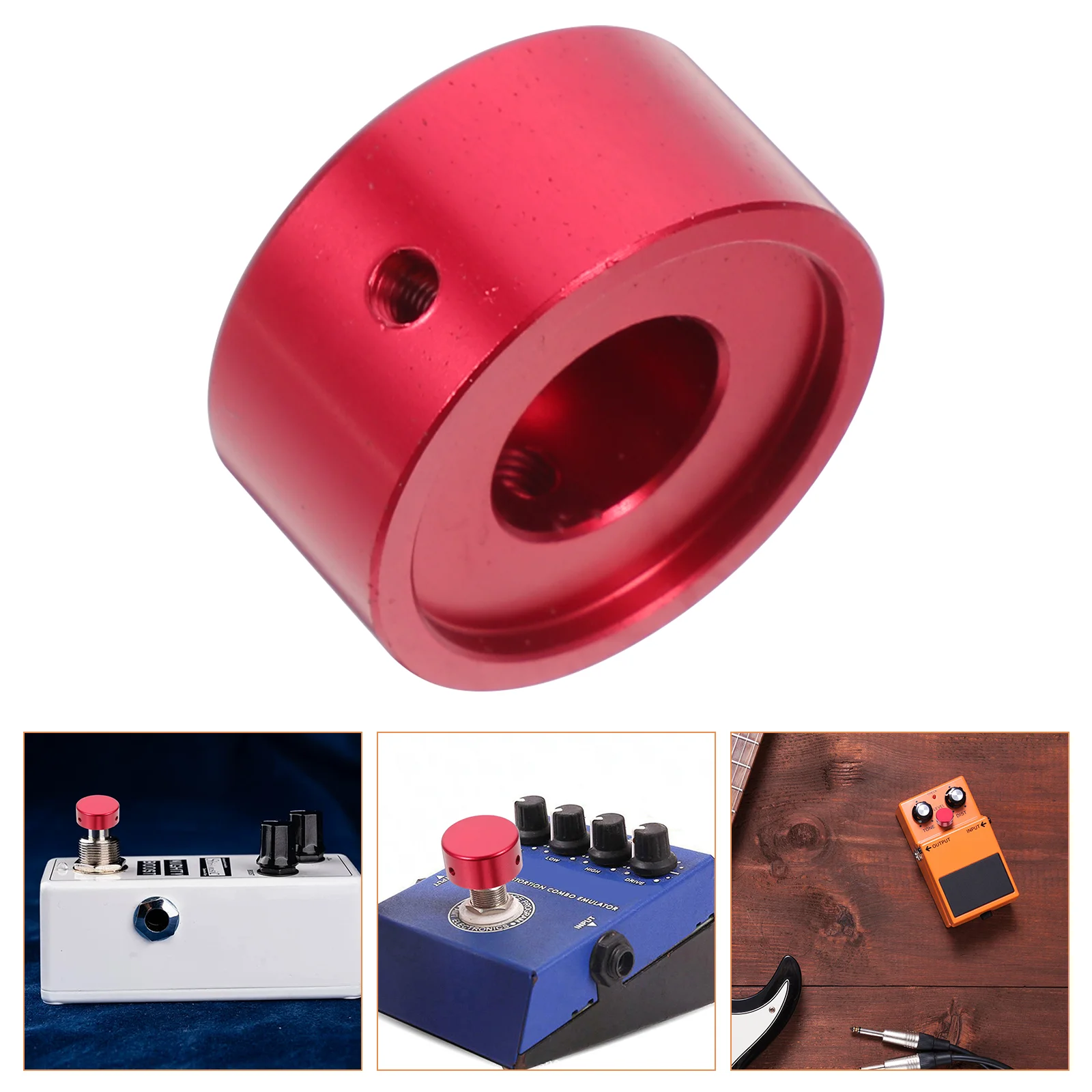 

Guitar Effects Pedal Foot Footswitch Toppers Guitar Effect Foot Nail Cap Wrench 3 Screws Pedal Caps Guitar Effects Pedal Buttons