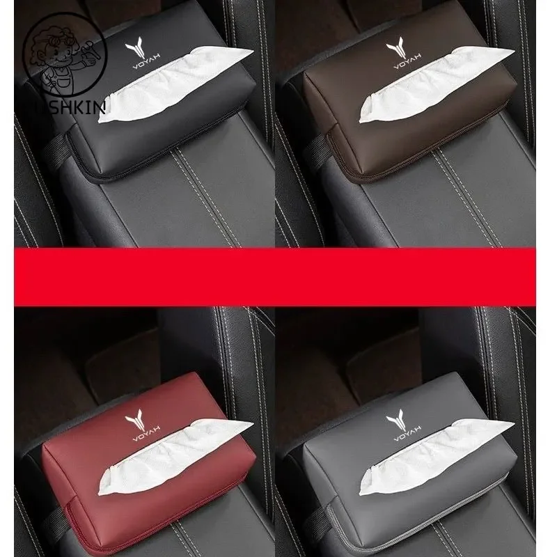 Dongfeng Voyah Free Dreamer 용 자동차 티슈 박스 거치대, 열정 2022 2023 2024 팔걸이 시트 백 티슈 파우치, 자동차 액세서리