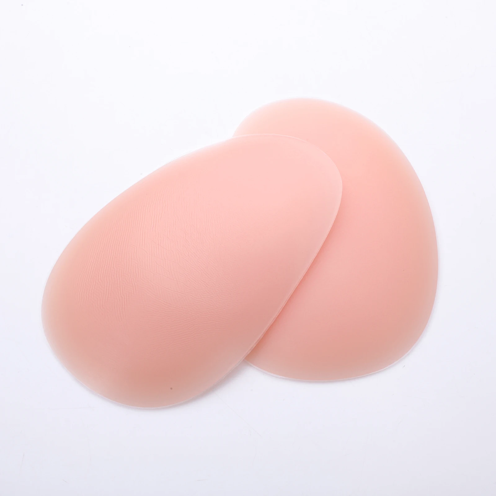 1 Pair Thin/Thick Buttocks Enhancers Inserts Silicone Butt Lifter Pads Oval Body Shaper Non-Adhesive Removable Hip Up Pads