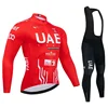 Team Autumn Cycling Jersey Set Uae Long Sleeve Quick Dry Cycling Clothing Bike Uniform MTB Clothes Bicycle Wear Ropa Ciclismot 6