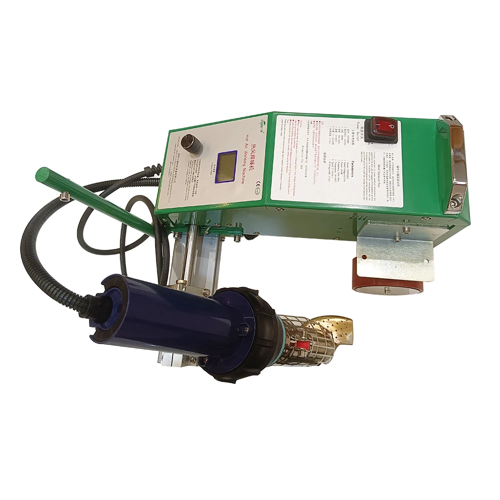 2600W Imported Heat Gun PVC TPO Floor Welder Automatic Hot Air Welding Machine For Tent Canvas Tarpaulin