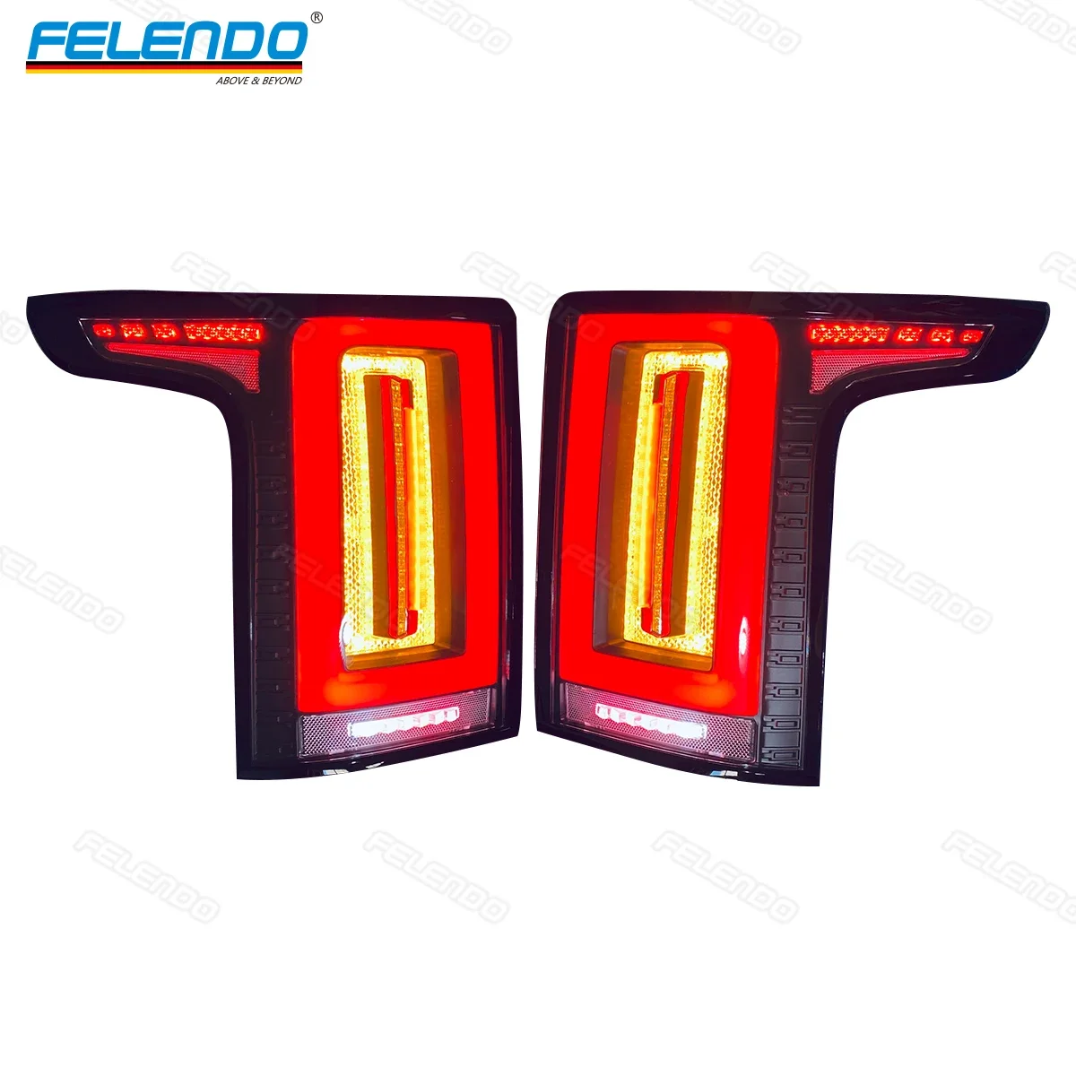 Felendo Taillight for Range Rover Vogue 2013- L405 Kulinan Style LED Taillight Tail Lamp Rear Lamp