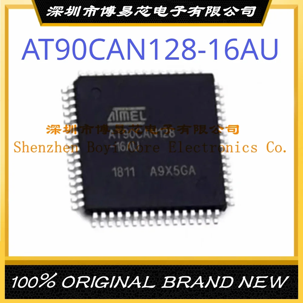 1 PCS/LOTE AT90CAN128-16AU Pacote Qfp64 Microcontrolador De 8 Bits Mcu Original Chip Ic Genuíno