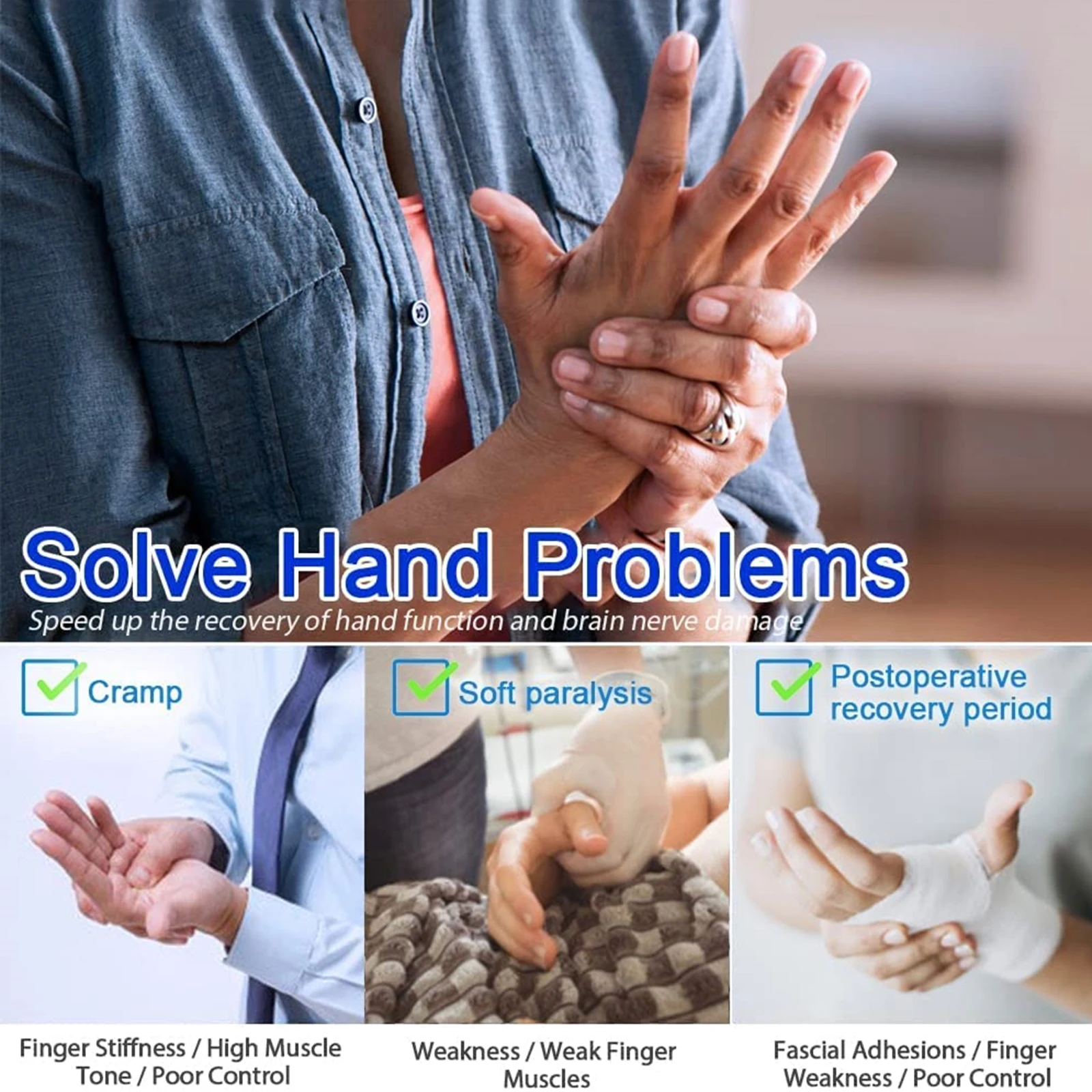 Intelligent Massage Gloves for Hand Rehabilitation