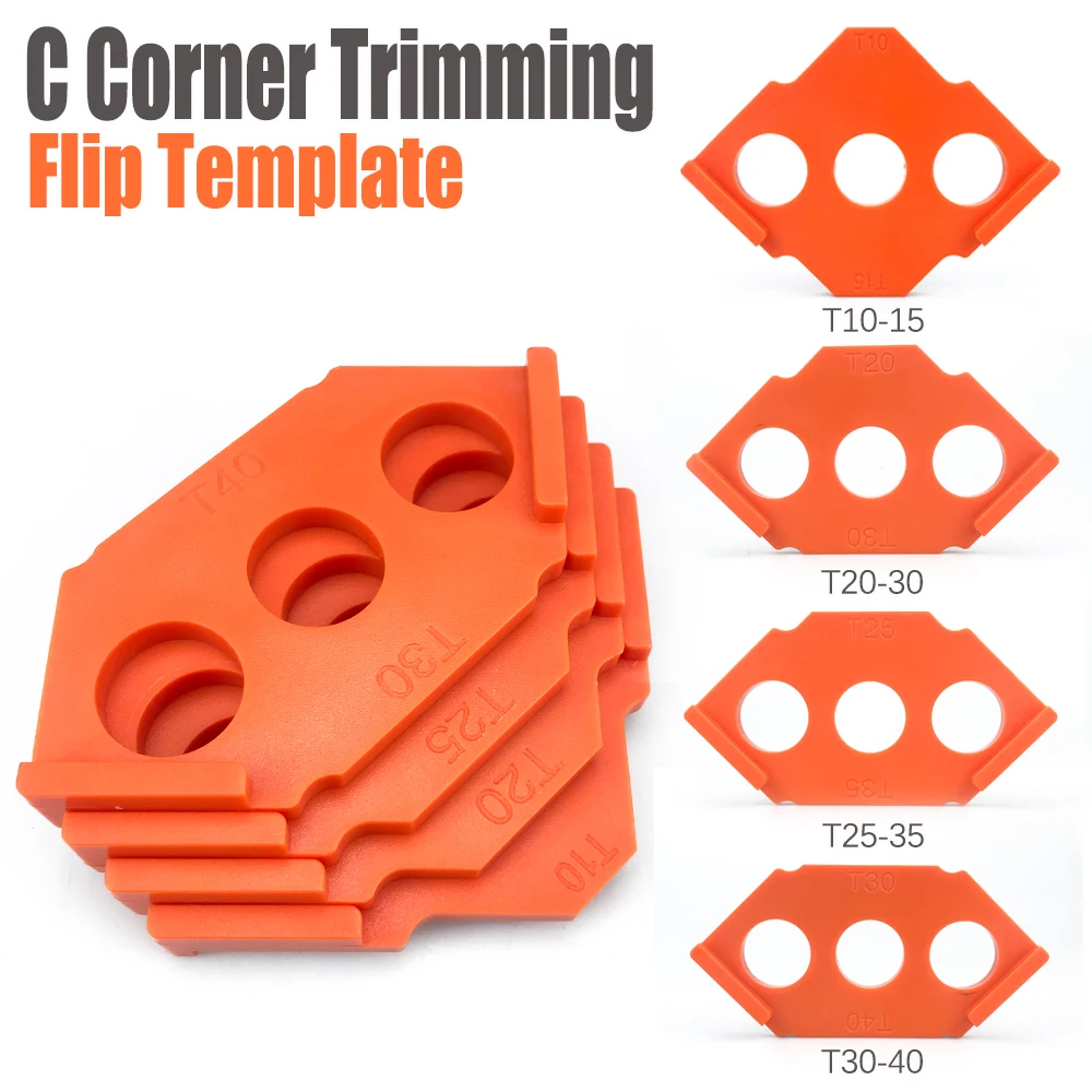 Máquina de corte de plantilla de arco, máquina de grabado, plantilla de esquina redonda, calibre R, fresado de madera eléctrico, herramientas de carpintería DIY - Imagen 3