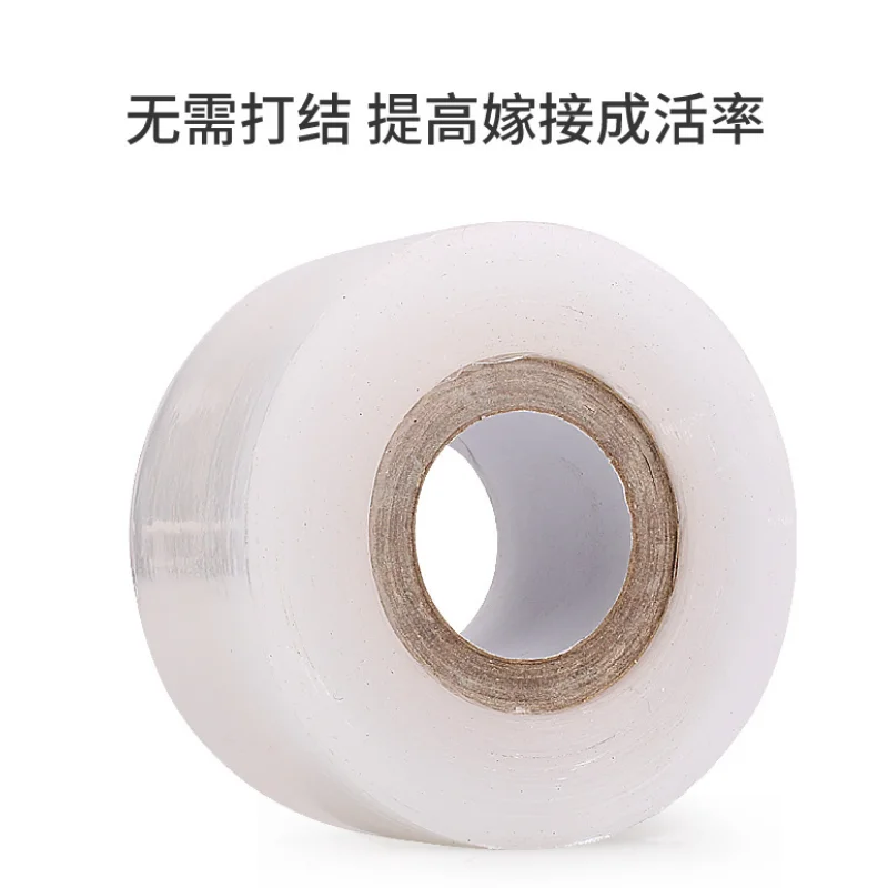 PE Grafting Tape Film Self-adhesive for Fruit Tree Nursery Plants Seedlings Vine Floristry Tomato Grafting Supplies Stretchable 4