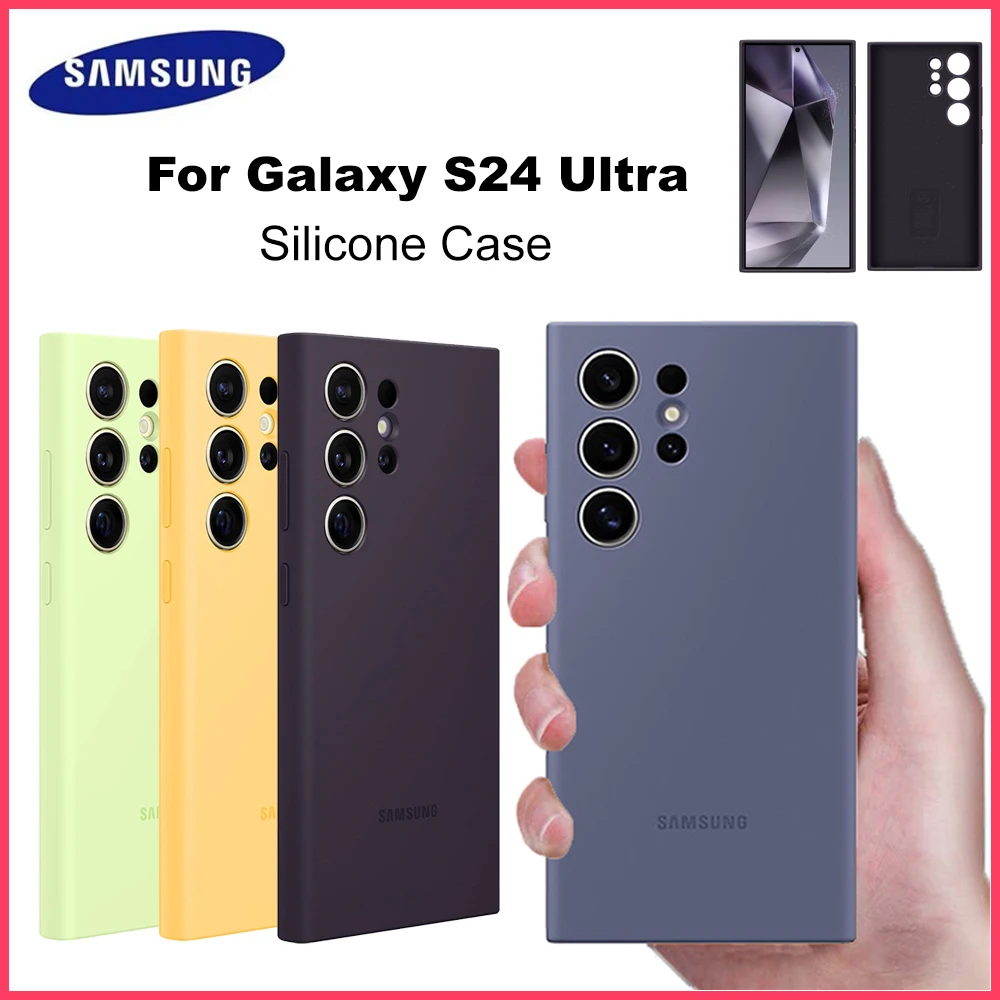 Premium Silicone Case for Samsung Galaxy S24 Ultra - Original Genuine by Samsung