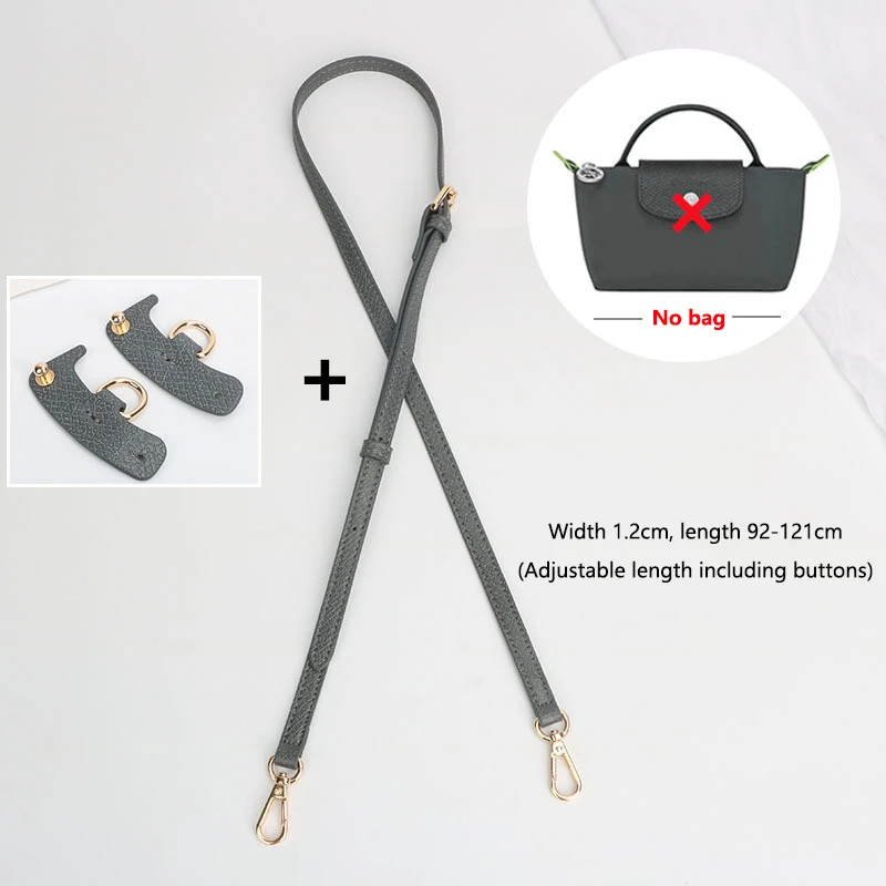 Genuine Leather Shoulder Strap Set for Crossbody Bag Transformation