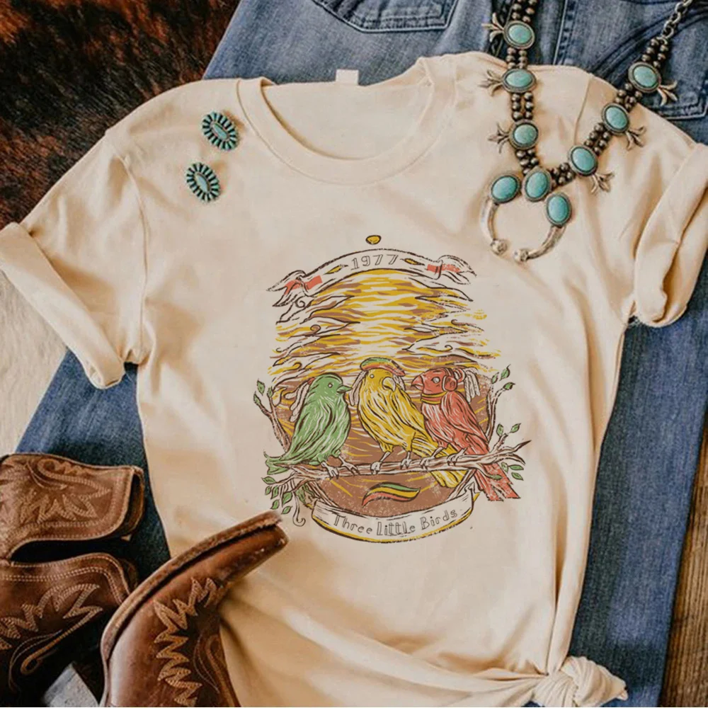 

Reggae t shirt women funny manga streetwear t-shirts female Japanese clothing