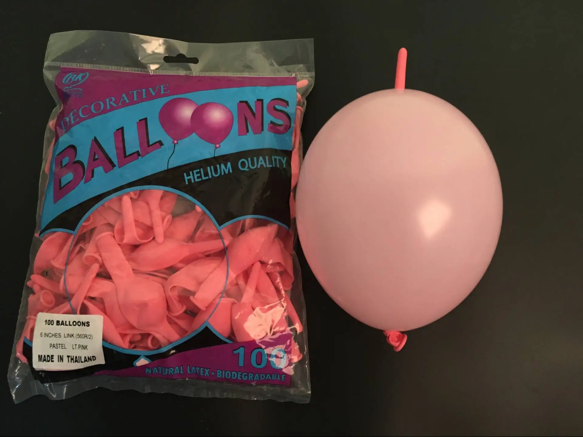 BK6 Inch Tail Latex Balloon Connection Decoration Balloon Wedding Party Decoration Birthday Anniversary
