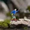 Resin 1/87 Climbing People Figures Mountaineering People Figures for DIY Scene DIY Projects Layout Decor 3