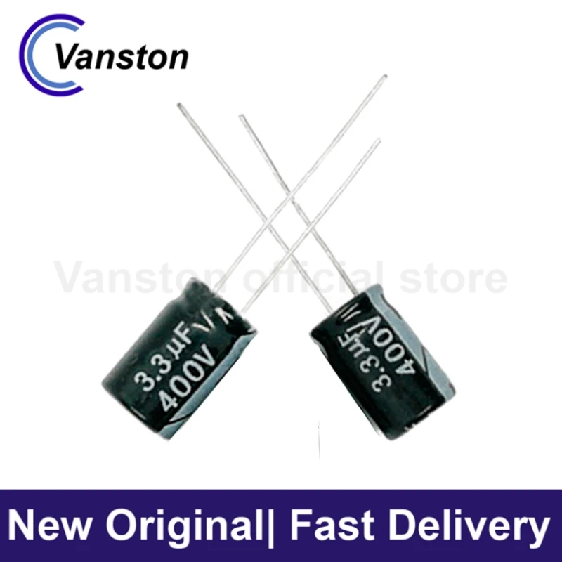 

Электролитические конденсаторы 3,3 В, 400 мкФ, объем 6*12 мм, мкФ/в, устойчивые к высоким температурам конденсаторы питания, новинка, 20 шт.