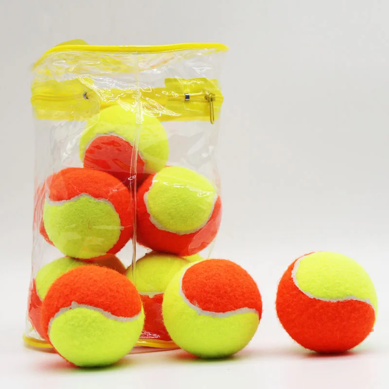 Training Tennis Ball Practice Beach Tennis ball 12pcs Pressure Beach Balls With 1pcs Bag