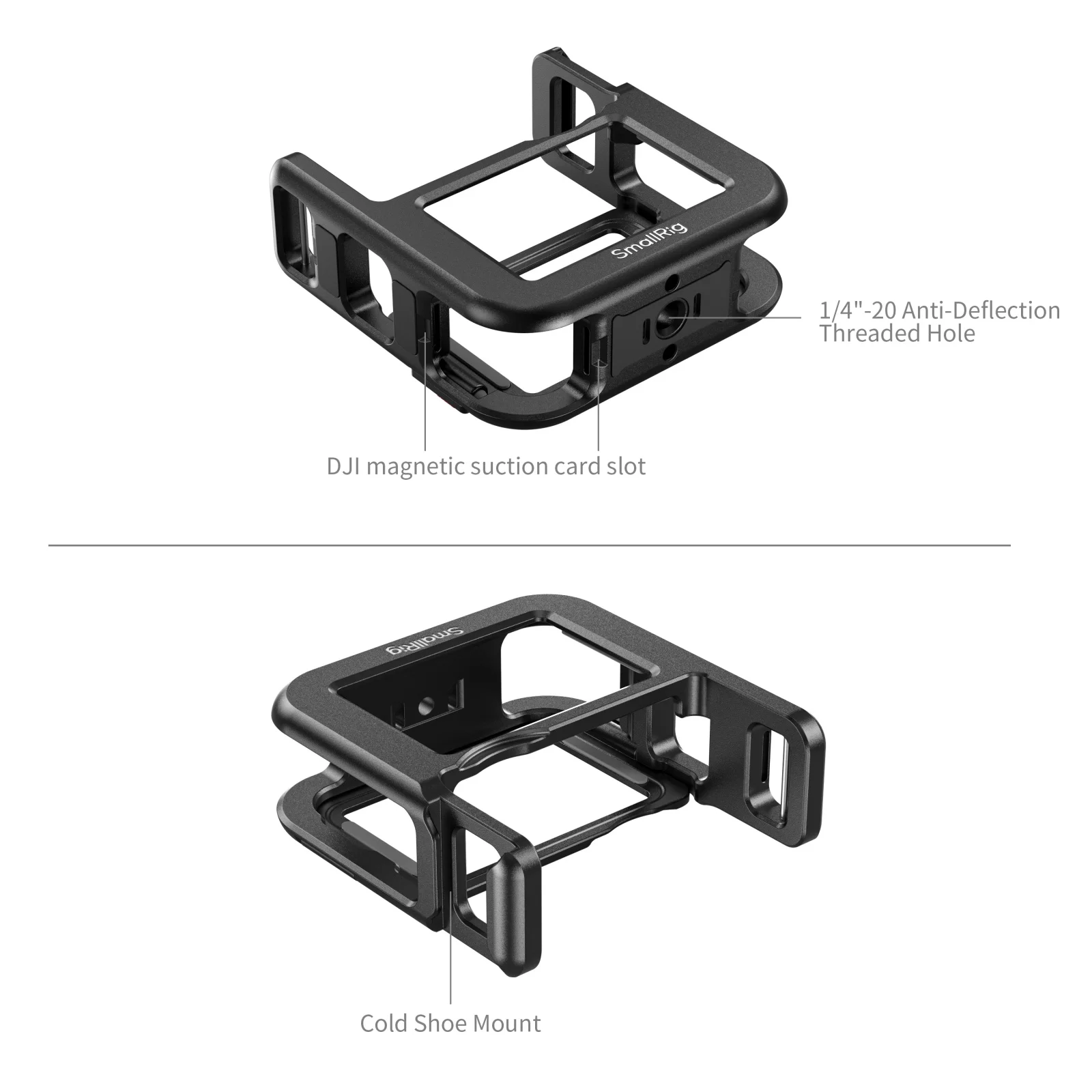 Nano Half Cage for DJI Osmo Nano with 1/4"-20 Threaded Hole & DJI Quick Release