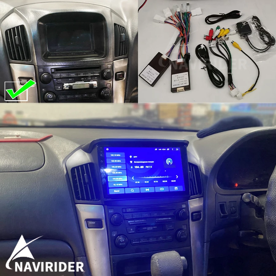For Lexus Rx300 Xu10 1997 - 2003 For Tesla Style Screen Car Radio  Multimedia Video Player Navigation Gps Android 11 2 Din Dvd - Car  Multimedia Player - AliExpress