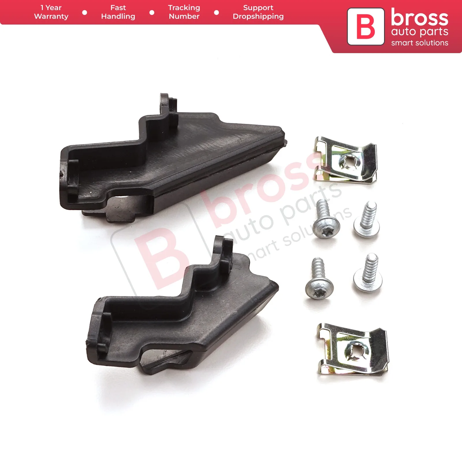 

BHL559 Headlight Headlamp Repair Mount Holder Bracket Tab Clips Kit LEFT 6R0998225 for VW Polo MK5 6R 6C 61 Ameo Vento 2009-16