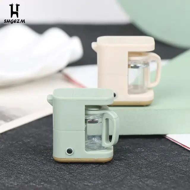 1:12 Doll House Coffee Machine Oven Bread Machine Simulation Kitchen Furniture Doll House Miniature Accessories 1