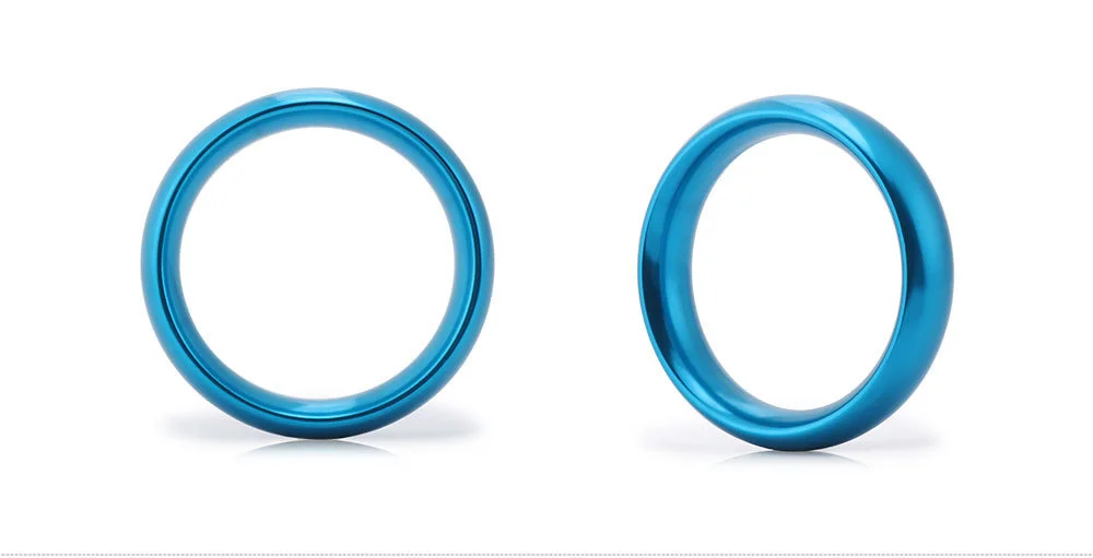 Ringe auf Aluminiummetall-Männerringen verzögerte Ejakulation Produkte für Erwachsene Gehäuse Verzögerungsverschlussschlaufen Ring Sex S_voghion.com