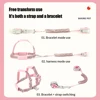 Toddler Leash Anti-Lost Wristband Reflective Harness Child Lock for Outdoor Anti Lost Wrist Link Strap Rope Kids Safety Products 4