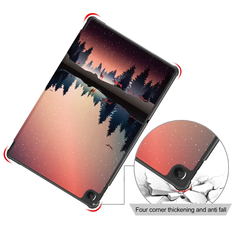 para Lenovo Tab M10 Plus 3rd Gen Case 1061 Polegadas Tb128fu Tb125fu Flip Stand Capa Magnética para Funda Lenovo Xiaoxin Pad 2023 Case - Imagem 2