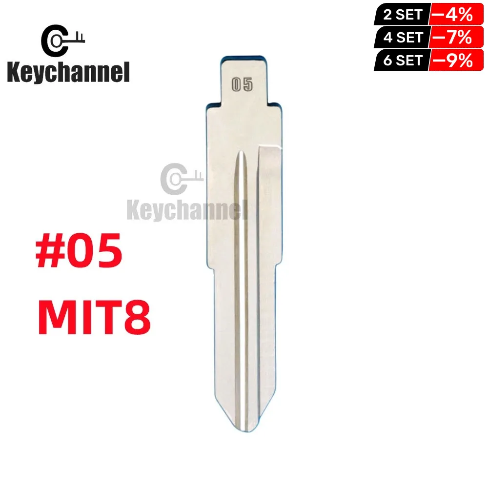 10 Pcs #05 Kd Blade Lishi Mit8 Car Key Blade Per Suzuki Wagon R Toyota Previ Per Chevrolet Spark Per Keydiy Xhorse Key Tool Plus