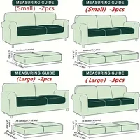 1/2/3Pcs PU Leather Couch Cushion Cover Waterproof Stretch Chair Couch Slipcover Sofa Cover for Living Room Decoration 2