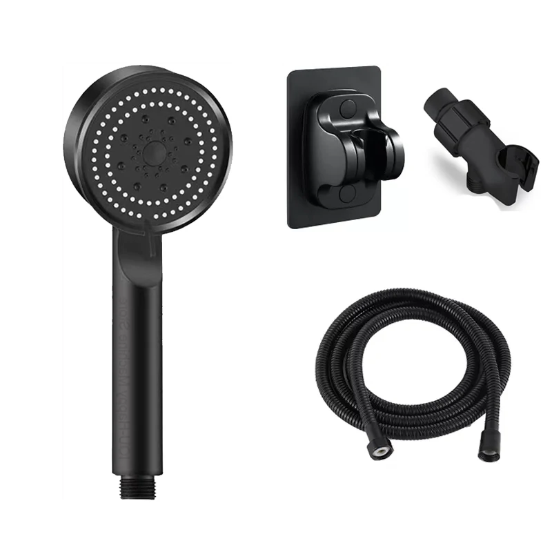 Shower Head 5 Modes Water Saving Adjustable High Pressure Water Massage Eco Head Holder Hose Bathroom Accessories