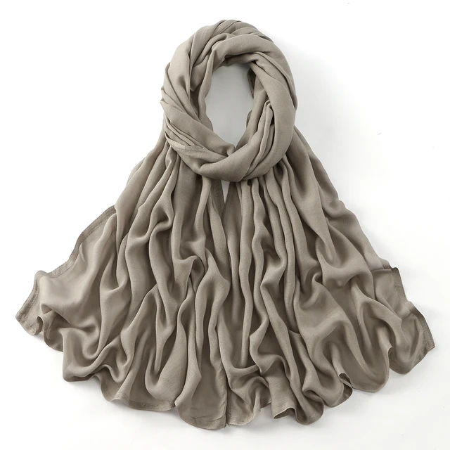 185*75 cm musulman Modal Hijab rayonne coton châles pour femmes mince plaine écharpe grande taille foulard islamique Turban bandeau