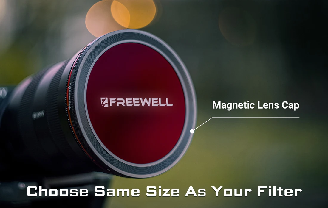 Freewell Magnetic VND Lens cap (Works Only with Freewell Versatile Magnetic VND