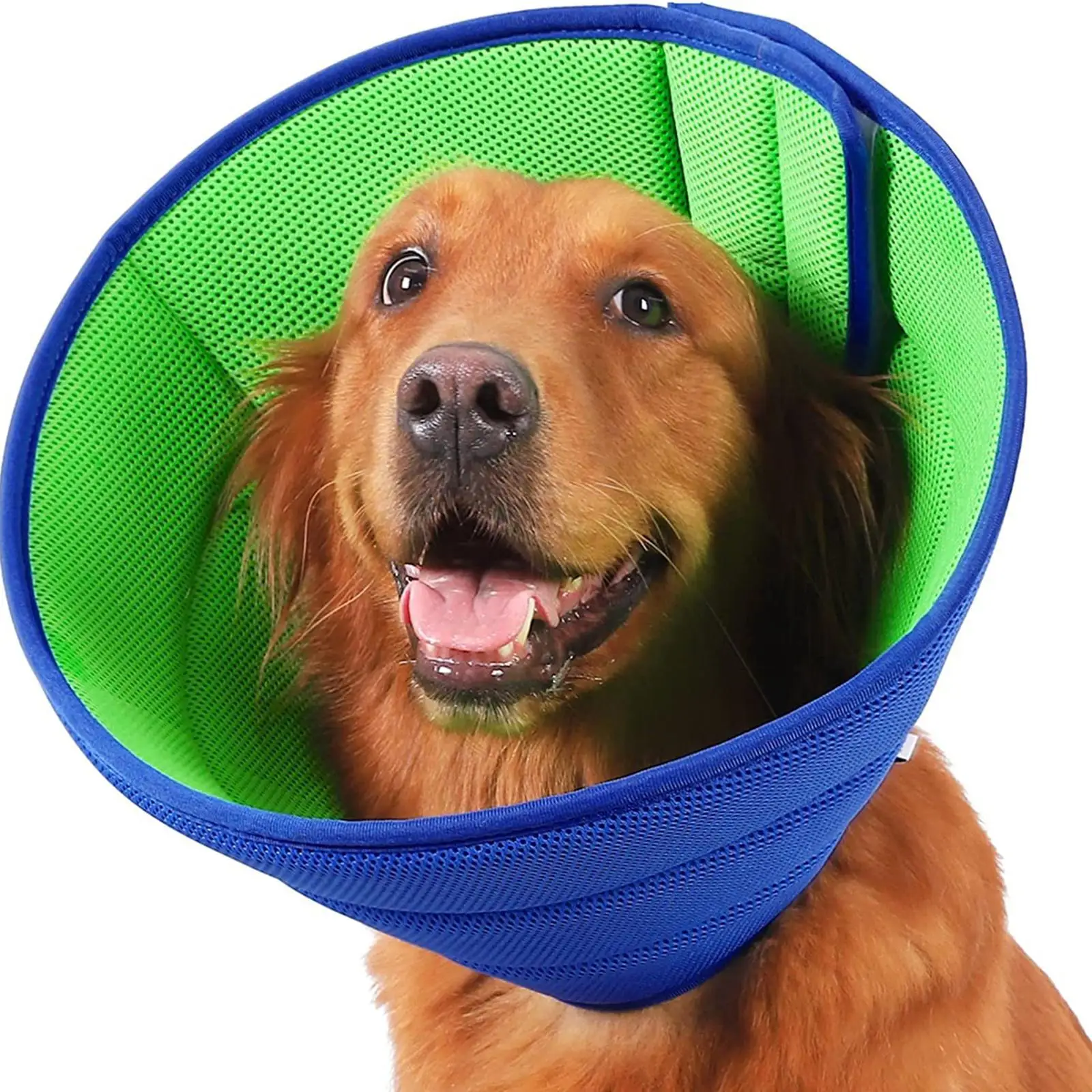 Dog Cone Collar Protective Wound Prevent Biting Scratching from Licking Recovery Collar for Large Medium Small Dog After Surgery view 2